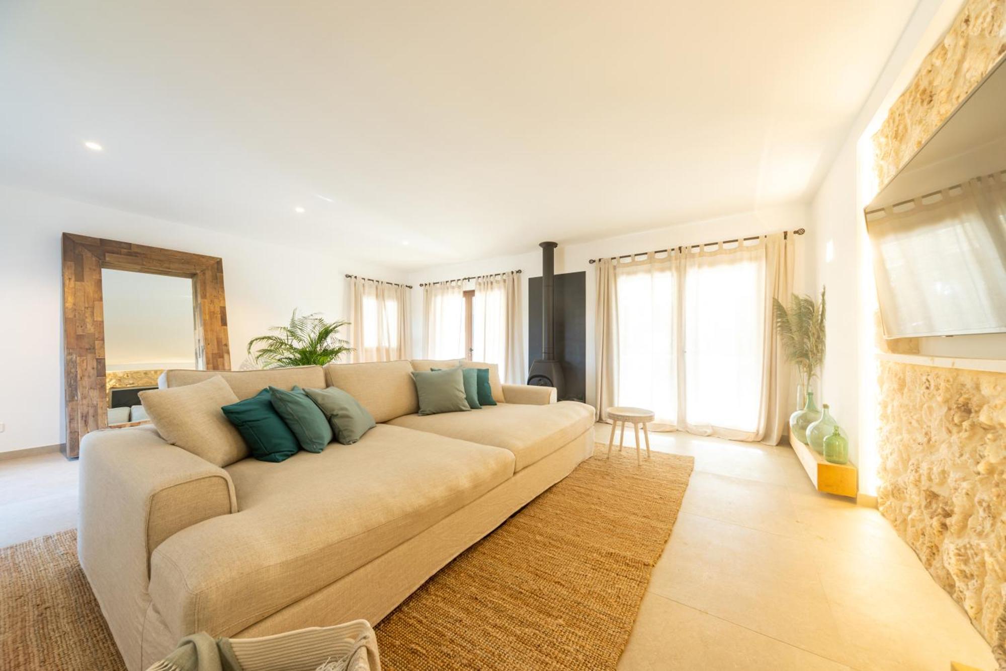 Es Mirador De Vernissa Jacuzzi Sauna Y Piscina Santa Margalida Luaran gambar